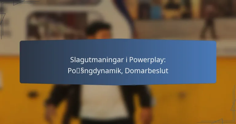 Slagutmaningar i Powerplay: Poängdynamik, Domarbeslut